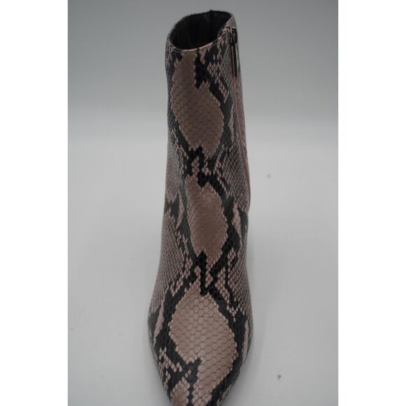 New Aquatalia Leather Snakeskin Animal Print Ankle Boots, Size 9.5, Stylish - Picture 5 of 12